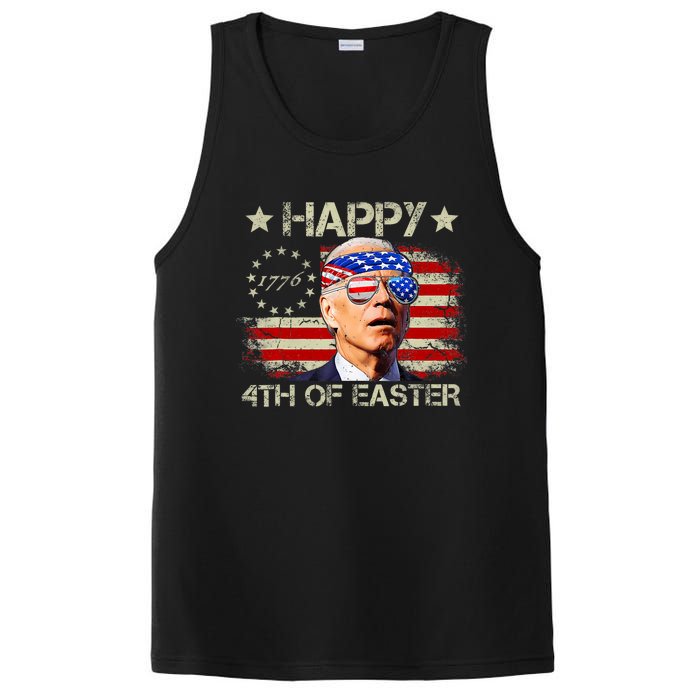 Funny Joe Biden 4th Of July Happy 4th Of Easter Us Flag PosiCharge Competitor Tank