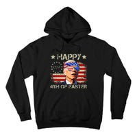 Funny Joe Biden 4th Of July Happy 4th Of Easter Us Flag Tall Hoodie