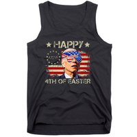 Funny Joe Biden 4th Of July Happy 4th Of Easter Us Flag Tank Top