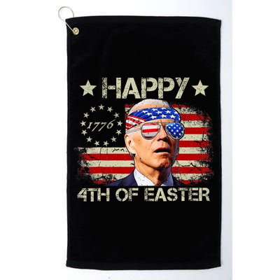 Funny Joe Biden 4th Of July Happy 4th Of Easter Us Flag Golf Towel