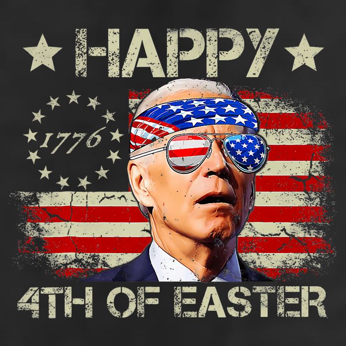 Funny Joe Biden 4th Of July Happy 4th Of Easter Us Flag Microfiber Hand Towel