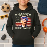 Funny Joe Biden 4th Of July Happy 4th Of Easter Us Flag Kids Hoodie