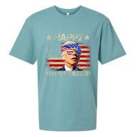 Funny Joe Biden 4th Of July Happy 4th Of Easter Us Flag Sueded Cloud Jersey T-Shirt
