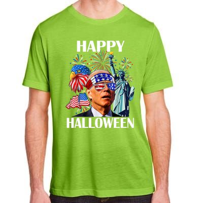 Funny Joe Biden Happy Halloween Confused For 4th Of July Meaningful Gift Adult ChromaSoft Performance T-Shirt