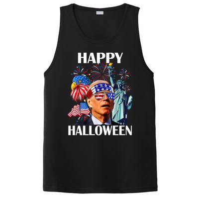 Funny Joe Biden Happy Halloween Confused For 4th Of July Meaningful Gift PosiCharge Competitor Tank