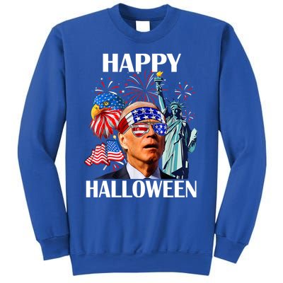 Funny Joe Biden Happy Halloween Confused For 4th Of July Meaningful Gift Sweatshirt