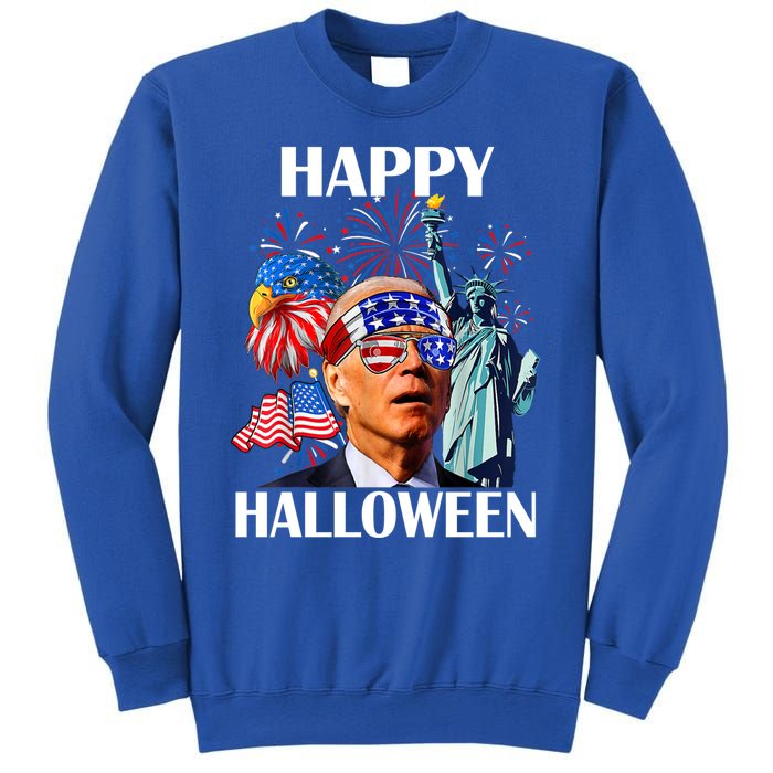 Funny Joe Biden Happy Halloween Confused For 4th Of July Meaningful Gift Sweatshirt