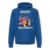 Funny Joe Biden Happy Halloween Confused For 4th Of July Meaningful Gift Premium Hoodie