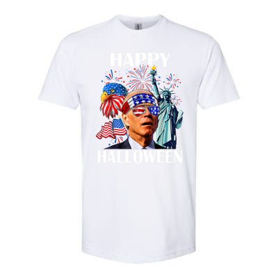 Funny Joe Biden Happy Halloween Confused For 4th Of July Meaningful Gift Softstyle CVC T-Shirt