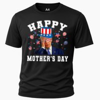 Funny Joe Biden Happy 4th Of July Confused Mother's Day Cooling Performance Crew T-Shirt