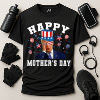 Funny Joe Biden Happy 4th Of July Confused Mother's Day Cooling Performance Crew T-Shirt