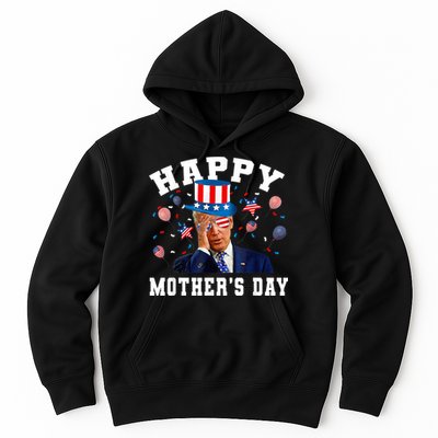 Funny Joe Biden Happy 4th Of July Confused Mother's Day Hoodie