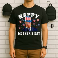 Funny Joe Biden Happy 4th Of July Confused Mother's Day T-Shirt
