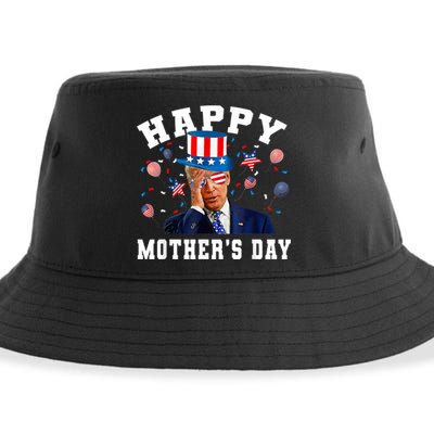 Funny Joe Biden Happy 4th Of July Confused Mother's Day Sustainable Bucket Hat