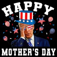 Funny Joe Biden Happy 4th Of July Confused Mother's Day 16 in Basic Backpack
