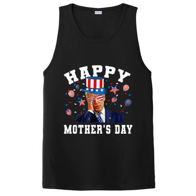 Funny Joe Biden Happy 4th Of July Confused Mother's Day PosiCharge Competitor Tank