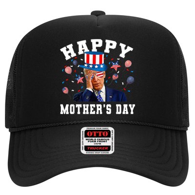 Funny Joe Biden Happy 4th Of July Confused Mother's Day Trucker Hat