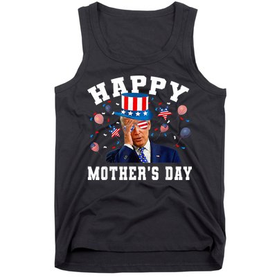 Funny Joe Biden Happy 4th Of July Confused Mother's Day Tank Top
