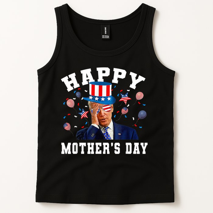 Funny Joe Biden Happy 4th Of July Confused Mother's Day Tank Top