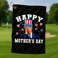 Funny Joe Biden Happy 4th Of July Confused Mother's Day Golf Towel