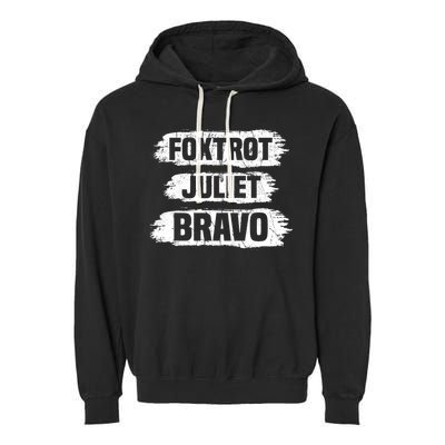 Foxtrot Juliet Bravo FJB Garment-Dyed Fleece Hoodie