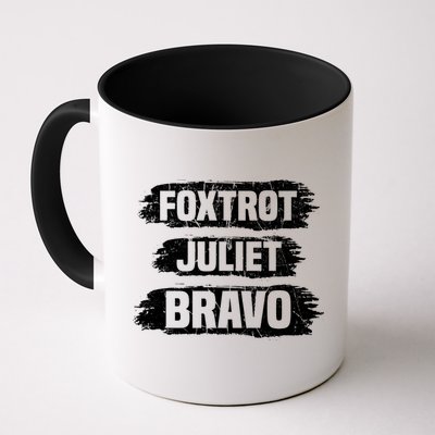 Foxtrot Juliet Bravo FJB Mug