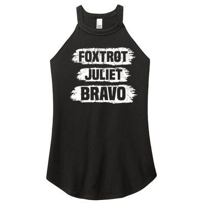 Foxtrot Juliet Bravo FJB Women’s Perfect Tri Rocker Tank