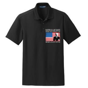 Funny Joe Biden Merry 4th Of Easter Design Fourth Of July Dry Zone Grid Polo