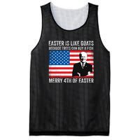 Funny Joe Biden Merry 4th Of Easter Design Fourth Of July Mesh Reversible Basketball Jersey Tank