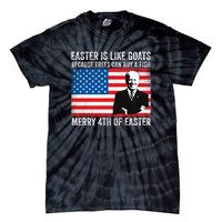 Funny Joe Biden Merry 4th Of Easter Design Fourth Of July Tie-Dye T-Shirt