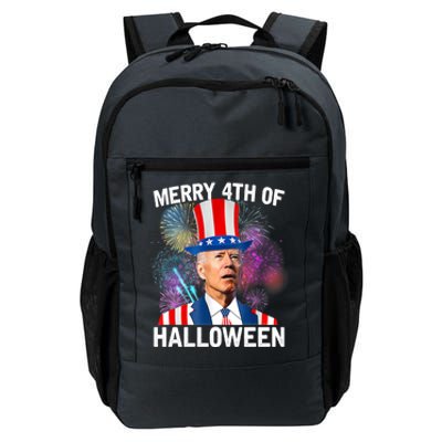 Funny Joe Biden Gift 4th Of July Merry 4th Of Halloween Gift Daily Commute Backpack