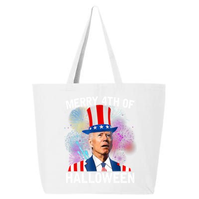 Funny Joe Biden Gift 4th Of July Merry 4th Of Halloween Gift 25L Jumbo Tote