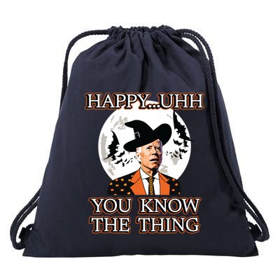 Funny Joe Biden Dazed Halloween Costume Drawstring Bag