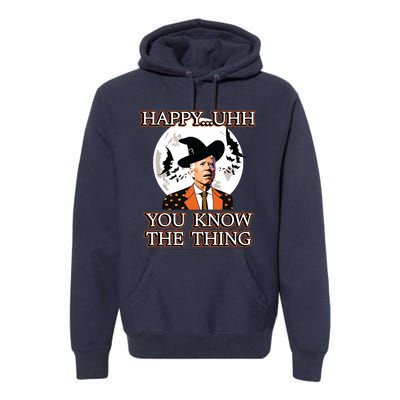 Funny Joe Biden Dazed Halloween Costume Premium Hoodie