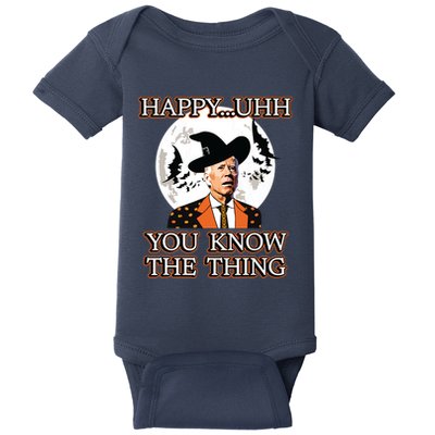 Funny Joe Biden Dazed Halloween Costume Baby Bodysuit
