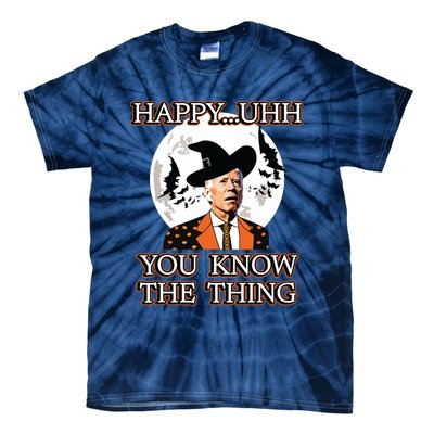 Funny Joe Biden Dazed Halloween Costume Tie-Dye T-Shirt