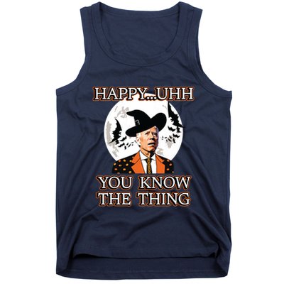 Funny Joe Biden Dazed Halloween Costume Tank Top