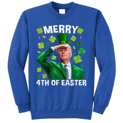 Funny Joe Biden St Patricks Day Merry 4th Of Easter Gift Sweatshirt