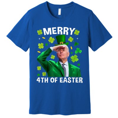 Funny Joe Biden St Patricks Day Merry 4th Of Easter Gift Premium T-Shirt