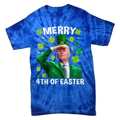 Funny Joe Biden St Patricks Day Merry 4th Of Easter Gift Tie-Dye T-Shirt