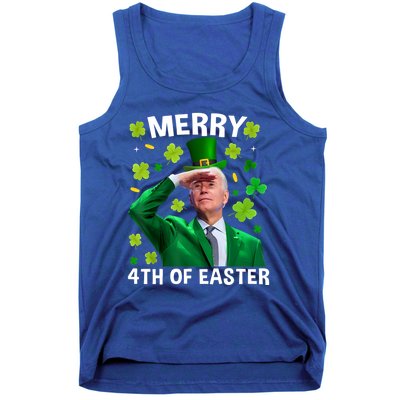 Funny Joe Biden St Patricks Day Merry 4th Of Easter Gift Tank Top