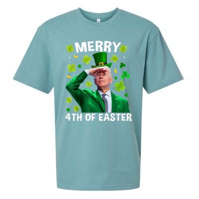 Funny Joe Biden St Patricks Day Merry 4th Of Easter Gift Sueded Cloud Jersey T-Shirt