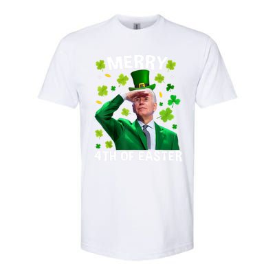 Funny Joe Biden St Patricks Day Merry 4th Of Easter Gift Softstyle CVC T-Shirt