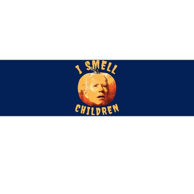 Funny Joe Biden Halloween Pumpkin Confused I Smell Children Bumper Sticker