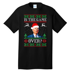 Funny Joe Biden Santa American Football USA Soccer Tall T-Shirt