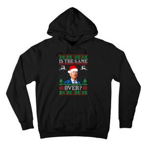 Funny Joe Biden Santa American Football USA Soccer Tall Hoodie