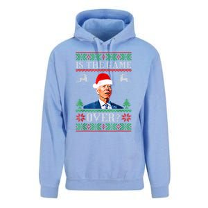 Funny Joe Biden Santa American Football USA Soccer Unisex Surf Hoodie