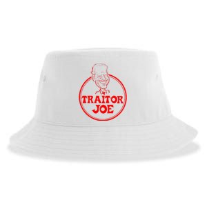 Funny Joe Biden Traitor Joe Design Sustainable Bucket Hat