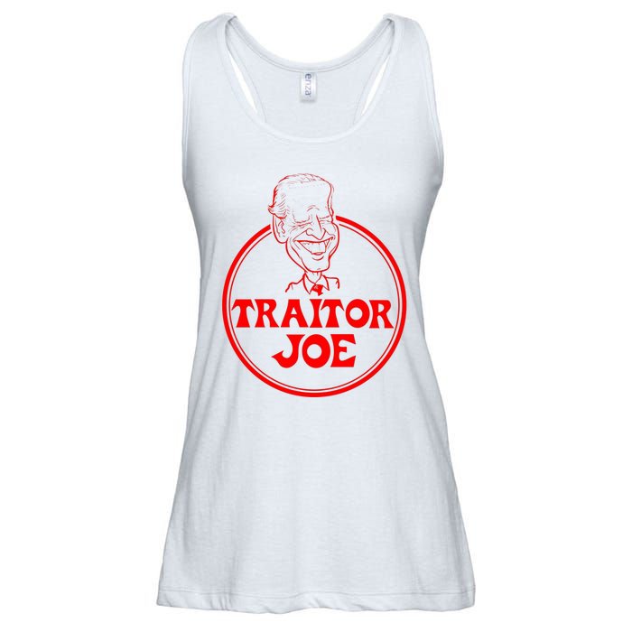 Funny Joe Biden Traitor Joe Design Ladies Essential Flowy Tank