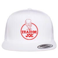 Funny Joe Biden Traitor Joe Design Flat Bill Trucker Hat